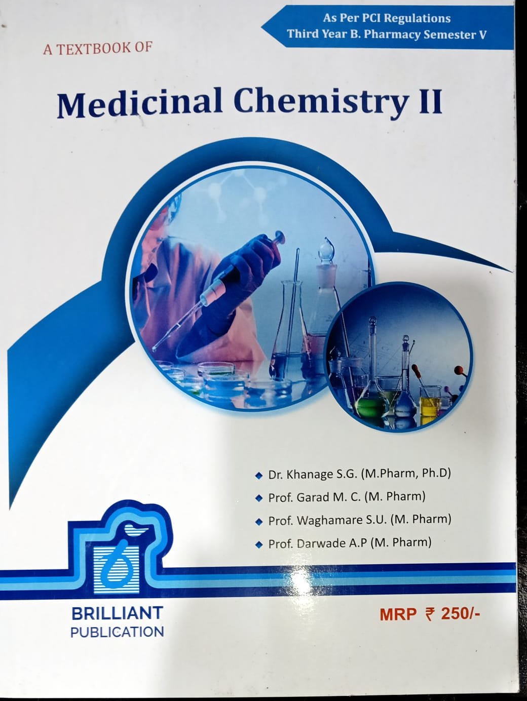 A Textbook of Medicinal Chemistry-II